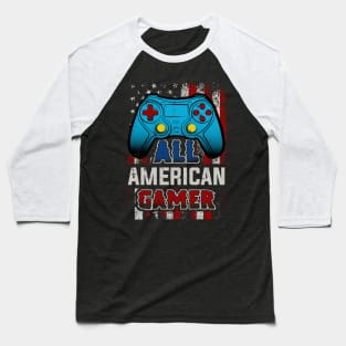 All American Gamer Baseball T-Shirt